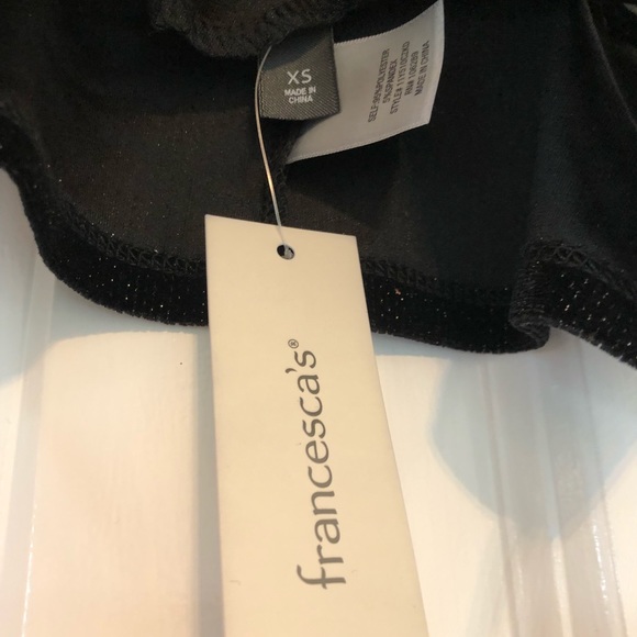 NWT Francesca’s Glitter Bralette - Picture 10 of 10